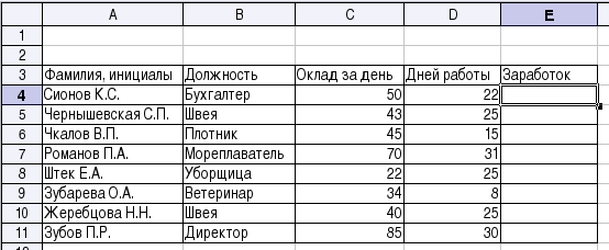 Как сделать сумму в openoffice