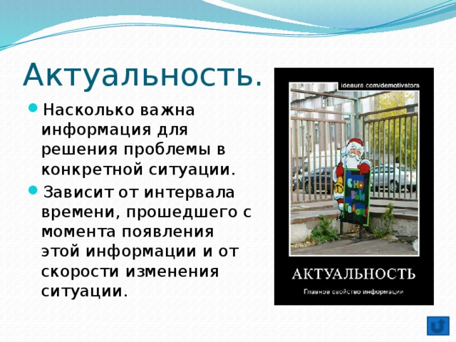 Понятие актуальная