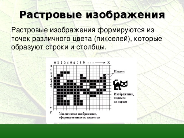 Основные свойства векторной графики изображение формируется из геометрических примитивов