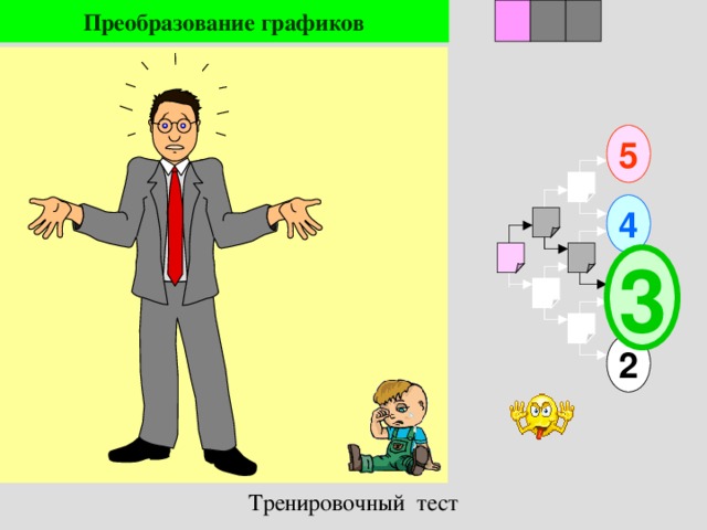 2 1 3 Преобразование графиков 5 4 3 2 
