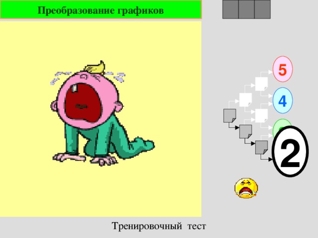 2 1 3 Преобразование графиков 5 4 3 2 