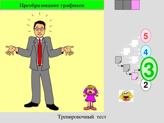 2 1 Преобразование графиков 3 5 4 3 2 