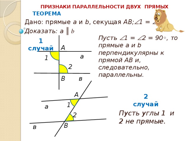 Доказать первый признак параллельности прямых. Второй признак параллельности двух прямых теорема. Третий признак параллельности прямых доказательство. Признаки параллельности двух прямых доказательство одного из них. Обратные теоремы параллельности прямых.