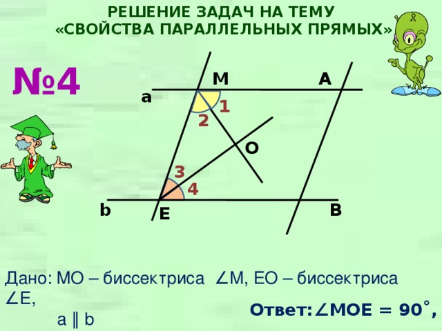 Свойства углов параллельных прямых ответы