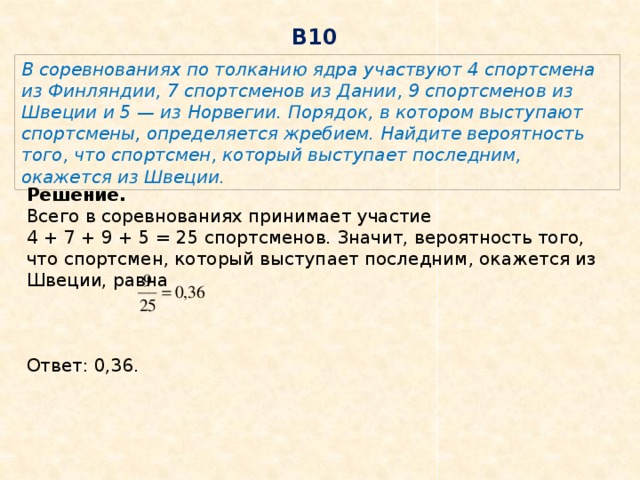 В соревнованиях участвуют 6 спортсменов