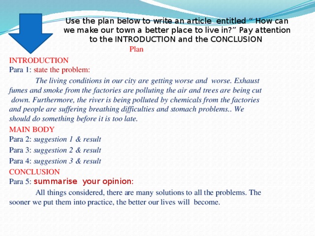 Written article перевод. Entitled перевод. Plan how to write an. The use of English раздел 3 at School writing essays was a real problem. How can we make our City a better place to Live.