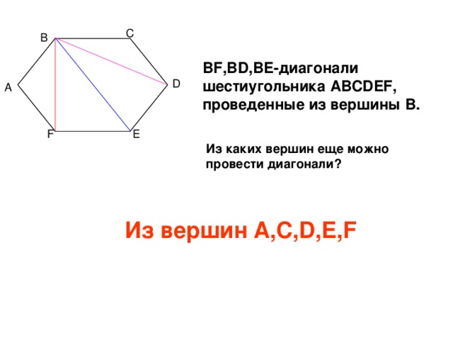 Диагональ правильного шестиугольника. Большая диагональ правильного шестиугольника. Меньшая диагональ шестиугольника. Диагональ шестигранника.