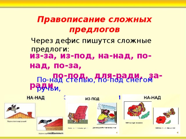 Напиши над