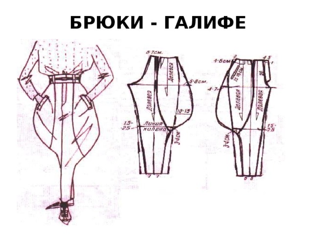 БРЮКИ - ГАЛИФЕ 