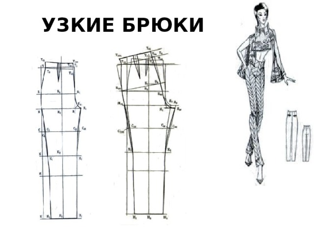 УЗКИЕ БРЮКИ 