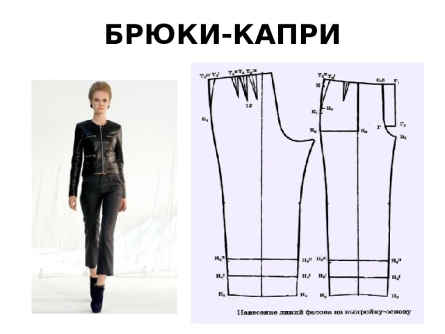 БРЮКИ-КАПРИ 