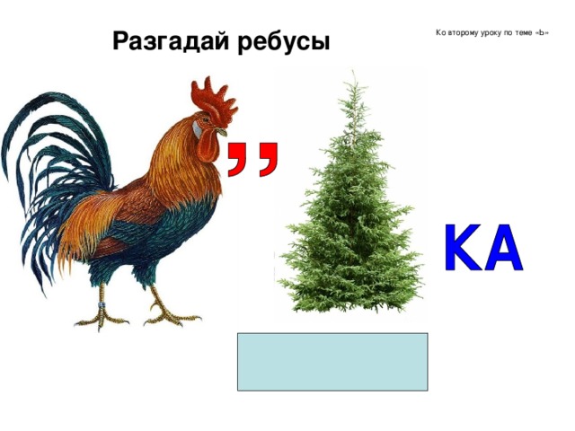 Ко второму уроку по теме «Ь» Разгадай ребусы ПЕТЕЛЬКА 