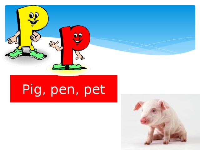 Pig, pen, pet 