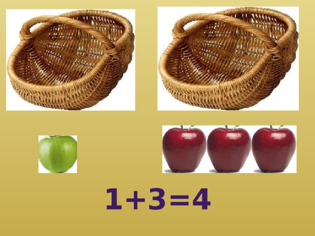 1+3=4   