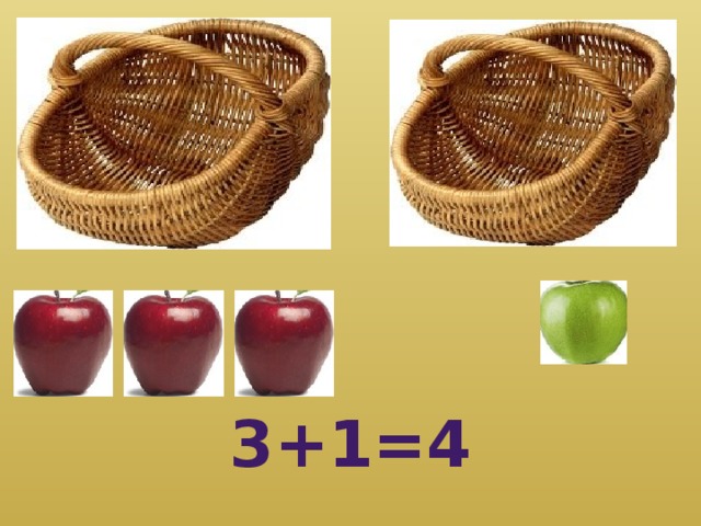 3+1=4   