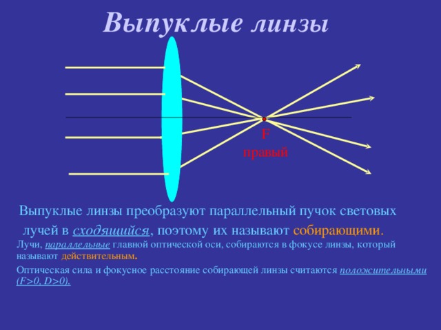 Выпуклая линза увеличивает или уменьшает изображение