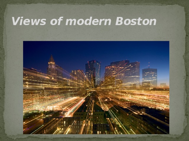 Views of modern Boston 