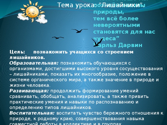 Тема урока: 