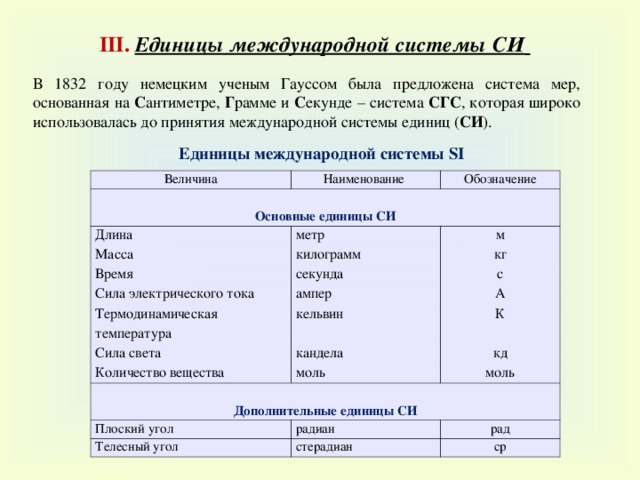 Единица измерения абсолютной температуры в си