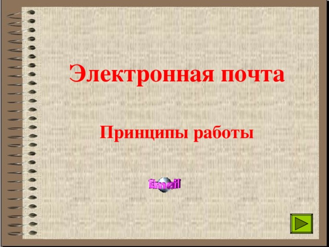 Электронная почта Принципы работы 