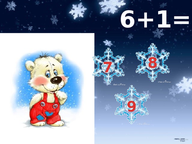 6+1= 8 7 9 
