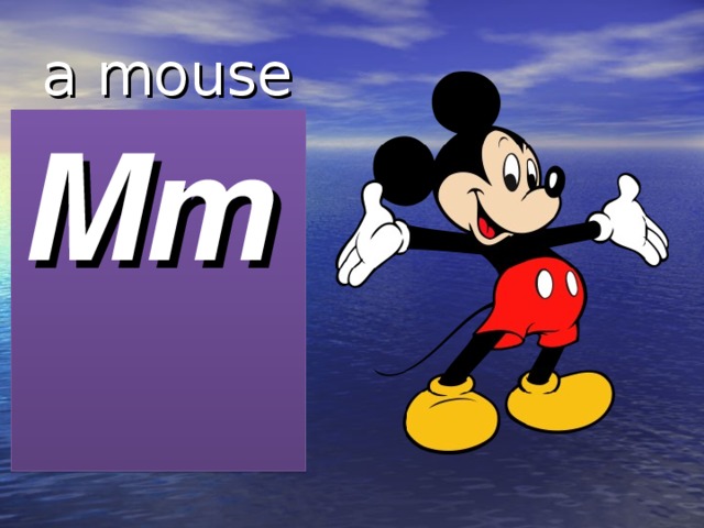 a mouse Mm 