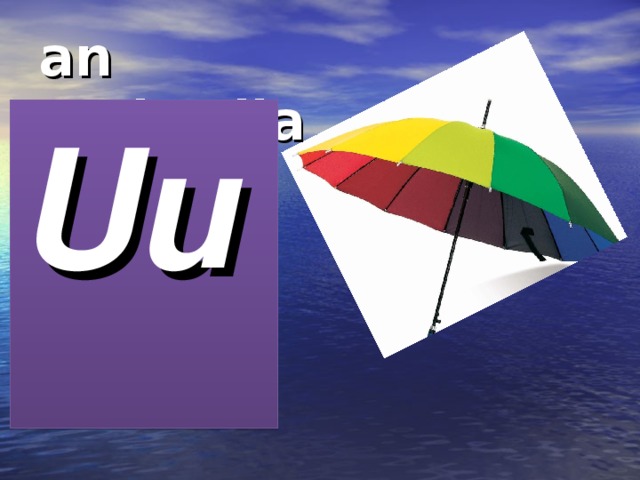 an umbrella Uu 