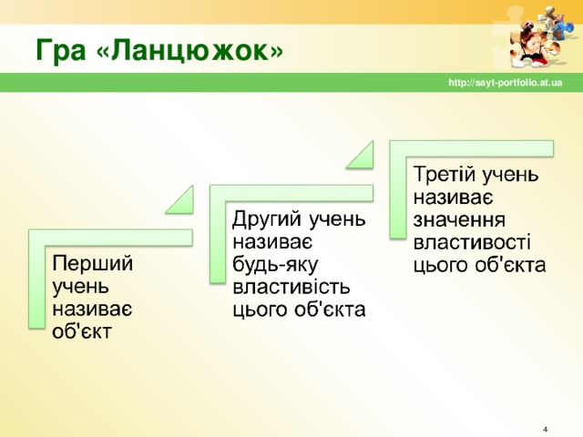 Гра «Ланцюжок» http://sayt-portfolio.at.ua  