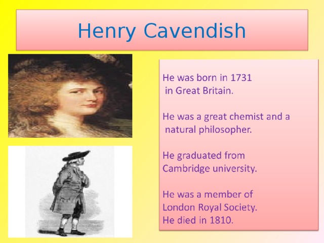 Henry Cavendish 