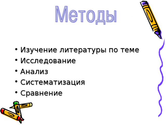 Изучение литературы по теме Исследование Анализ Систематизация Сравнение   
