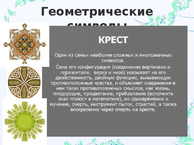 Геометрические символы 