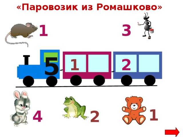 « Паровозик из Ромашково » 3 1 5 2 1 1 4 2 