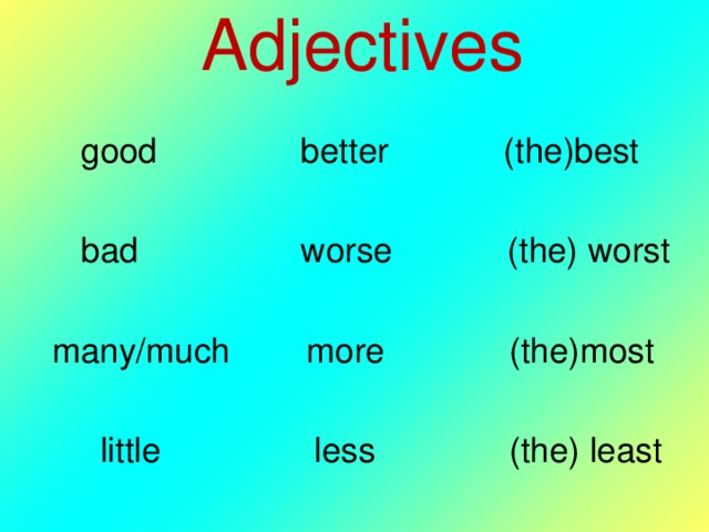 More less wordwall. Adjectives. Прилагательные adjectives. Прилагательные good better. Comparative adjectives good.