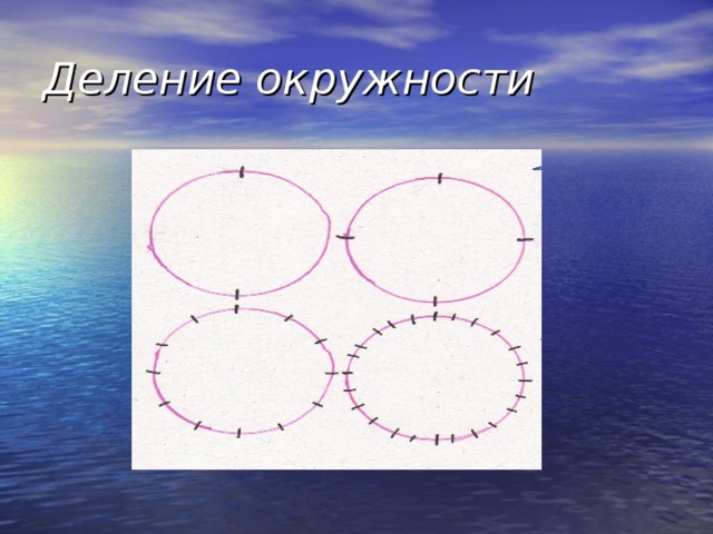 Деление окружности  