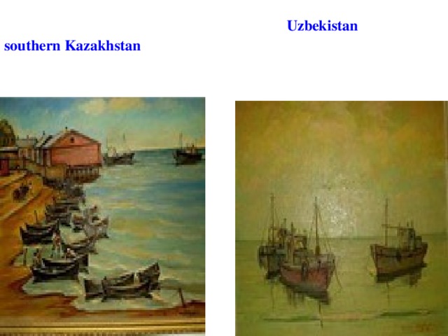 Millions of years ago, the northwestern part of Uzbekistan and southern Kazakhstan  were covered by a massive inland sea , the Aral Sea , the fourth largest inland body of water in the world. 