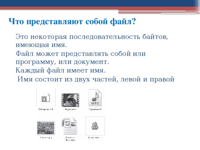 Представленную файлом. Что представляет собой файл. Архивный файл представляет собой. Что представляет собой имя файла. Ярлык представляет собой.