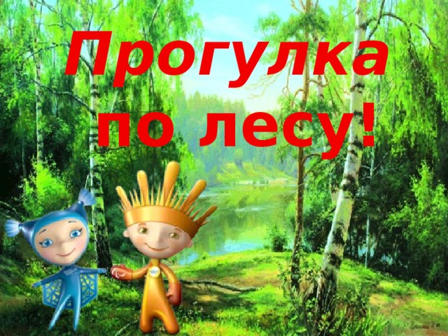 Прогулка  по лесу! 