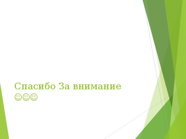       Спасибо За внимание   