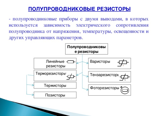 Полупроводниковые приборы схема