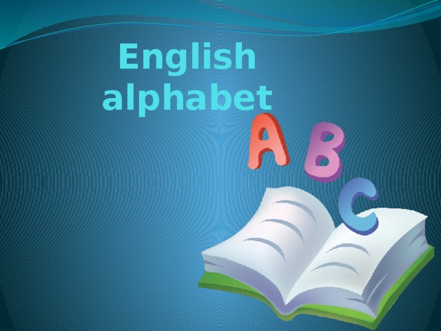 English alphabet 