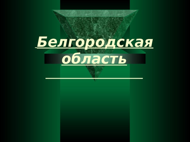  Белгородская область      