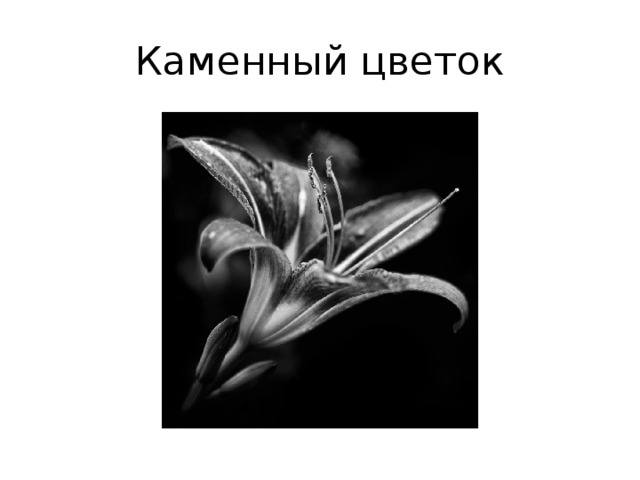 Каменный цветок 