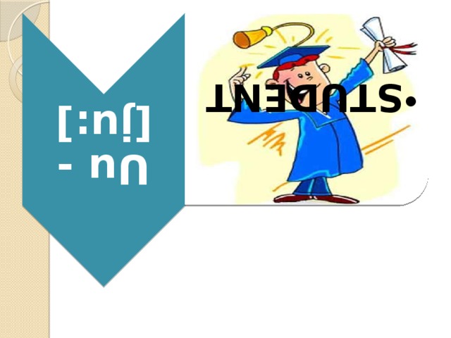 Uu - [ju:] STUDENT STUDENT 