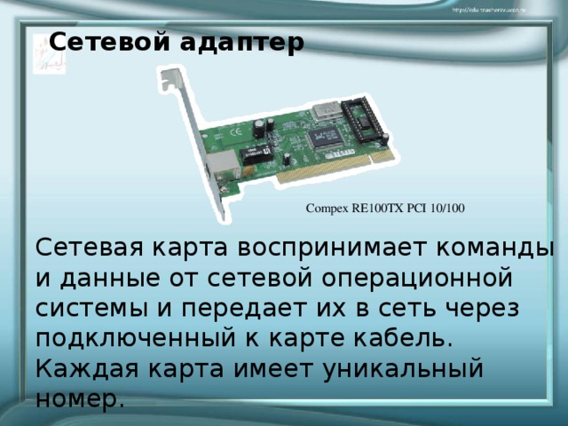 Сетевая карта для удаленного контроля и управления