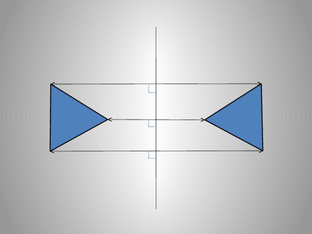 На одном из рисунков изображены два треугольника симметричные относительно прямой k