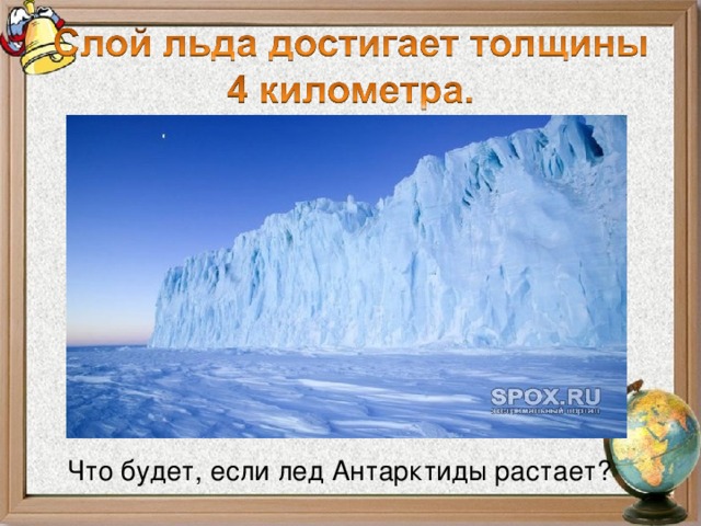 Что будет, если лед Антарктиды растает ? 