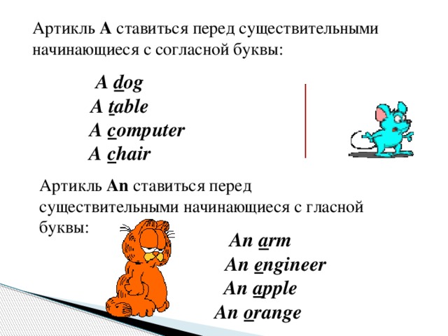 Существительное начинающиеся. Артикли в английском языке 2 класс. Неопределенный артикль в английском языке для детей. A или an в английском языке правило для детей. Артикли в английском для детей 2 класс.