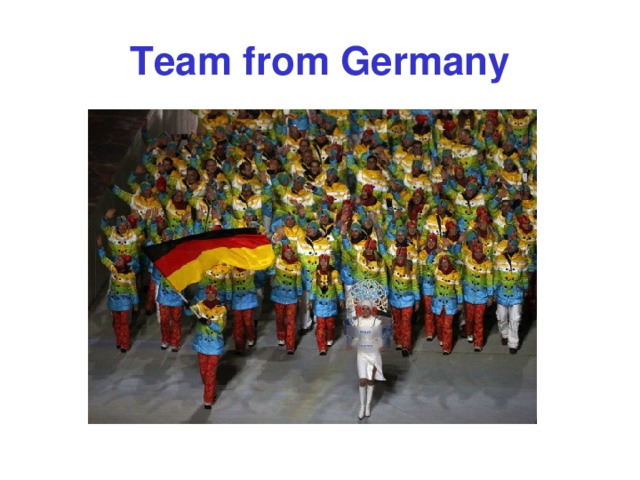 Team from Germany 