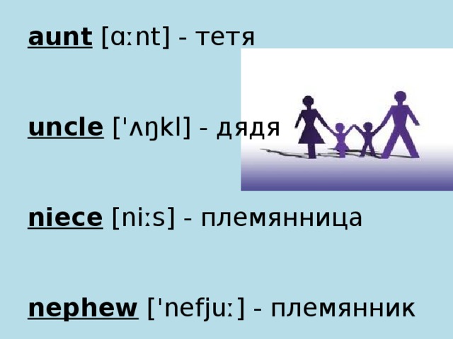 Members перевод. Как по английски тётя и дядя. Дядя и тетя на английском. Как на английском тетя. Как на английском дядя.