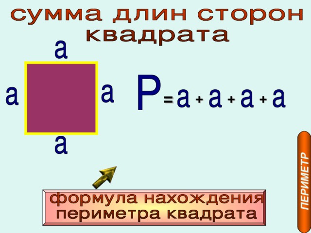 Периметр картинка для детей